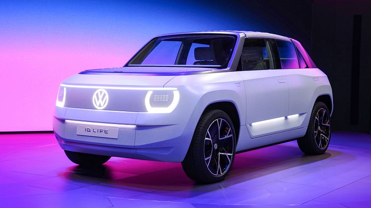 Unik konceptbil från Volkswagen visas upp på svensk elbilsmässa