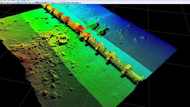 High res image - Oceanology International - R2Sonic 'Pipeline Mode' of its multibeam sonar technology 