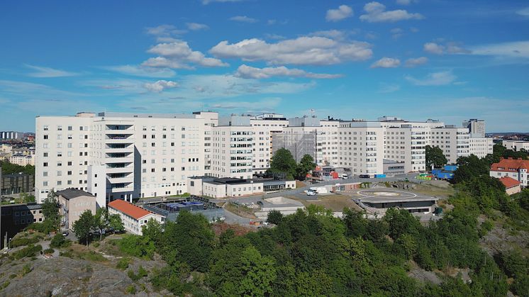 Södersjukhuset från ovan. Fotograf: Clas Fröhling