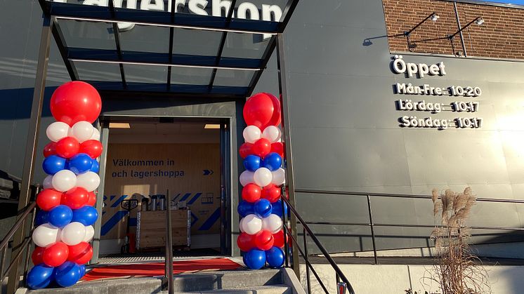 Idag öppnar NetOnNets nya Lagershop i Norrköping. Fokus har legat på att göra en så coronasäker öppning som möjligt - men ballonger har ändå en given plats!
