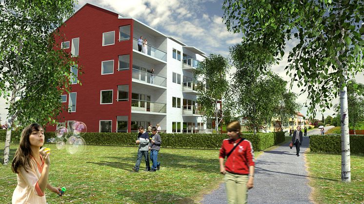 Lindbäcks och Norran bygger bostäder på Älvsbacka Park