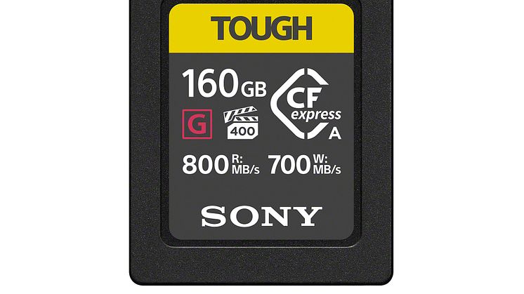 Sony annonce la première carte mémoire CFexpress Type A au monde : compacité, performances élevées et fiabilité irréprochable