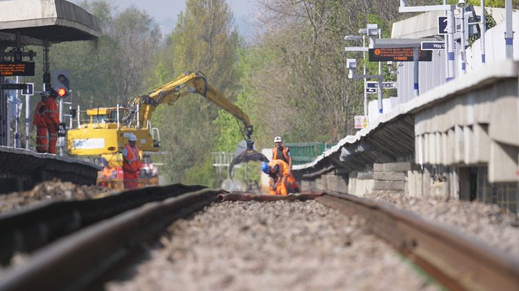 New track is to be laid over autumn half term (credit: Network Rail)
