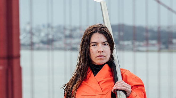 Lia Ditton is attempting to become the first woman and only the third person to row solo across the North Pacific. Photo credit: Christian Agha