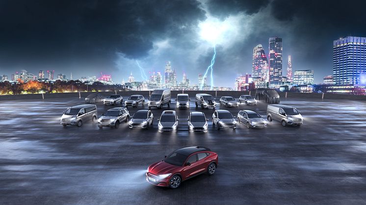 2021 végéig a Ford 18 tagúra növeli részben vagy teljesen elektromos hajtásláncú autónak európai kínálatát