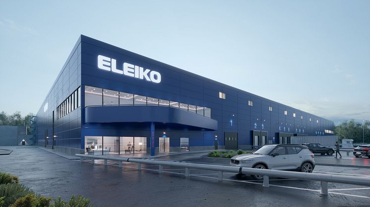 Eleikos nya distributionsanläggning som byggs under 2022