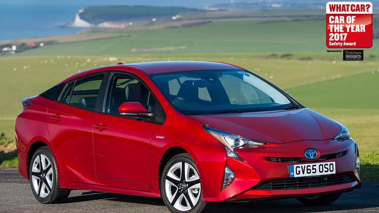 The Toyota Prius - Thatcham Research sponsored What Car? Safety Award Winner 2017