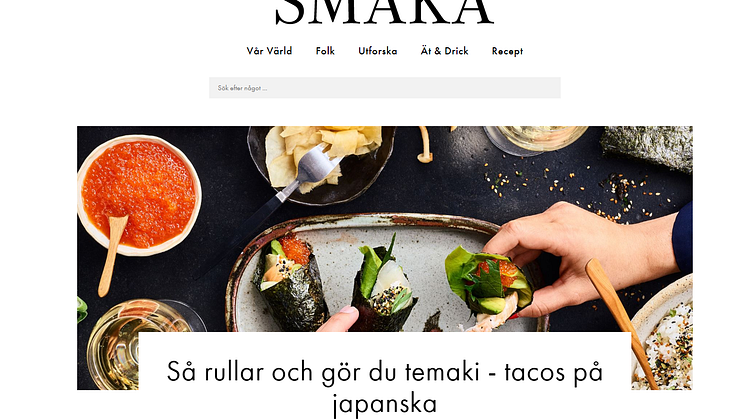 Arvid Nordquist lanserar digital version av tidningen SMAKA