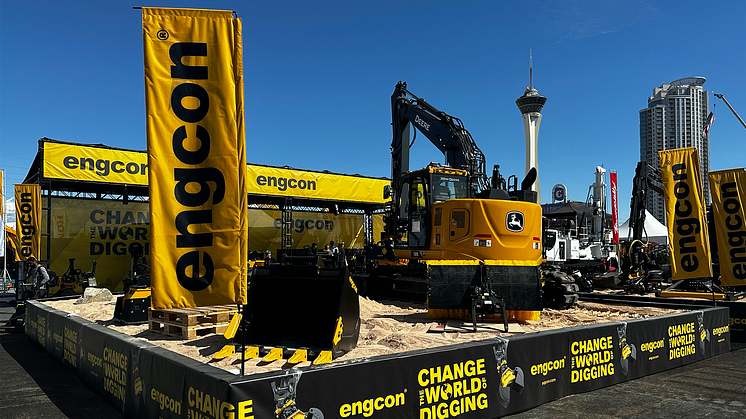Great interest in engcon's products in Las Vegas