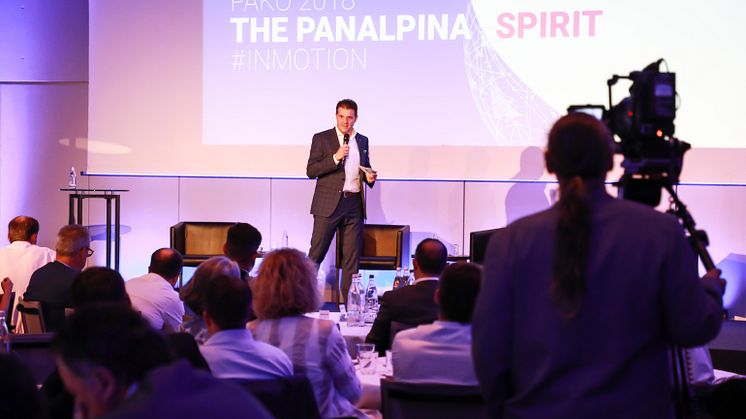 Berlin: CEO Stefan Karlen hosted his second global Panalpina leadership conference. (Photo by Panalpina)
