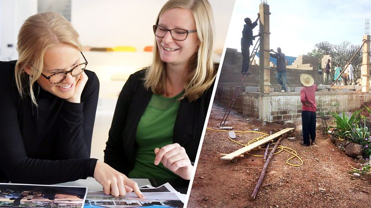 Emelie Joelsson och Annika Danielsson är två av arkitekterna bakom Kolandoto Healthy Hospital. 