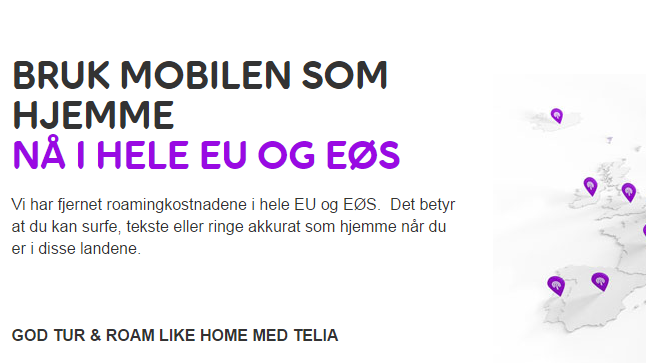 Nordmenns bruk av mobildata i EU er firedoblet