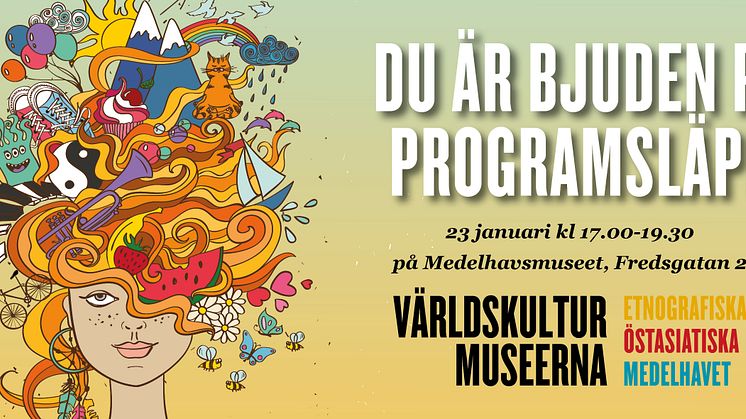 Programsläpp på Världskulturmuseerna i Stockholm  