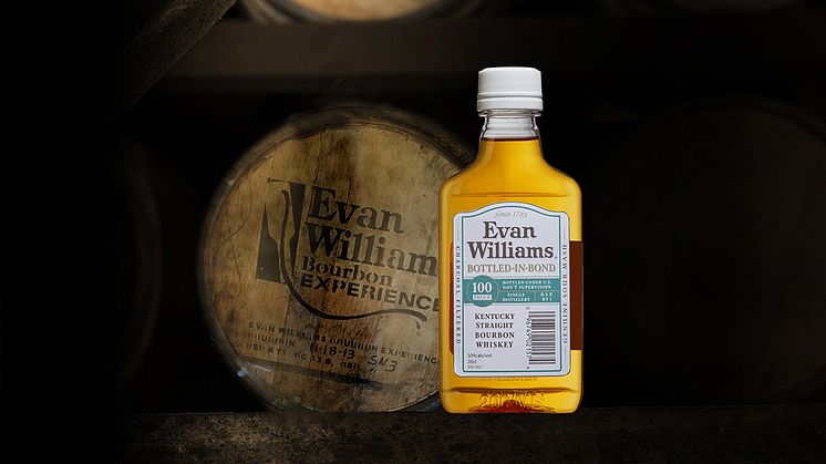 Evan Williams Bottled In Bond Kentucky Straight Bourbon, klassisk bourbon i nytt smidigt format.