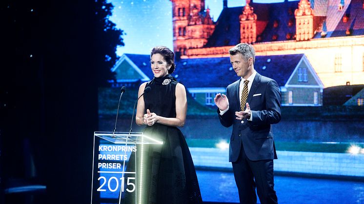 H.K.H. Kronprinsesse Mary og H.K.H. Kronprins Frederik til Kronprinsparrets Priser 2015