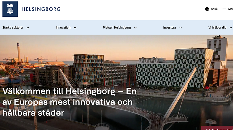 Den nya sajten, Business Helsingborg, ska underlätta för beslutsfattare och investerare att se fördelar och möjligheter med Helsingborg.