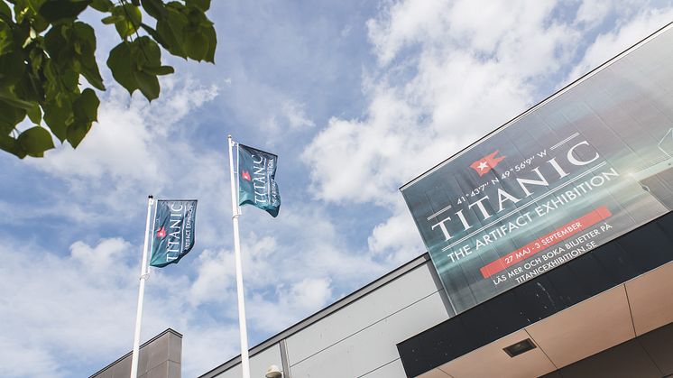 Utställningen Titanic: The Artifact Exhibition visades i Tornby i Linköping 27 maj- 3 september. 