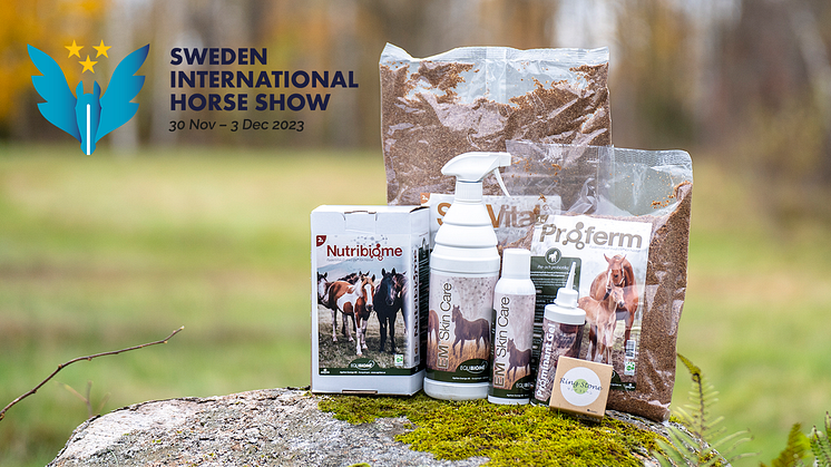Möt produktserien Equibiome på Sweden International Horse Show
