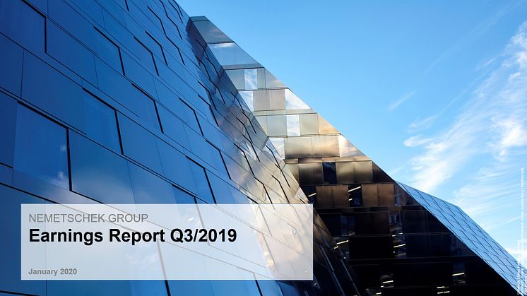 Nemetschek Group closes third quarter of 2019 with record earnings and undiminished high rate of growth