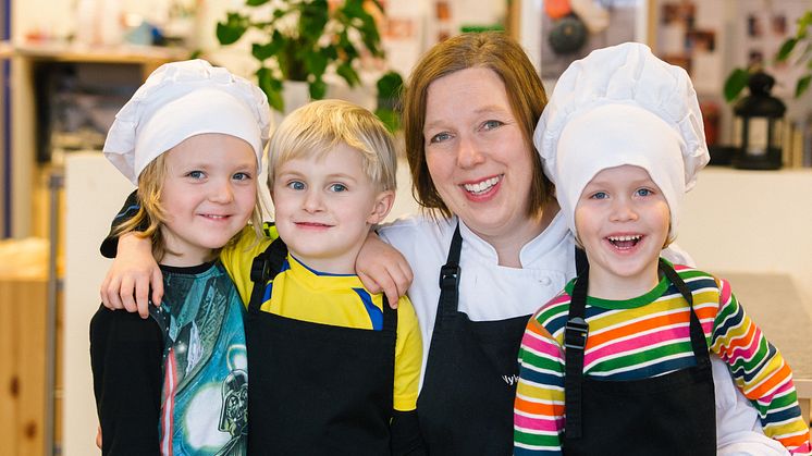 Tessins förskola i Nyköping finalist i Arla Guldko 2015 Bästa Matglädjeförskola