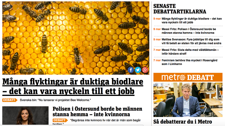 Integration genom biodling – Bee Welcome!