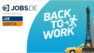 Banner-Motiv Jobs.de "Back to Work"-Kampagne