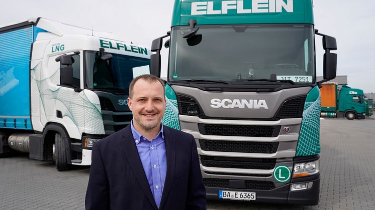 Seit rund zehn Jahren setzt Elflein bereits auf Scania Lkw.