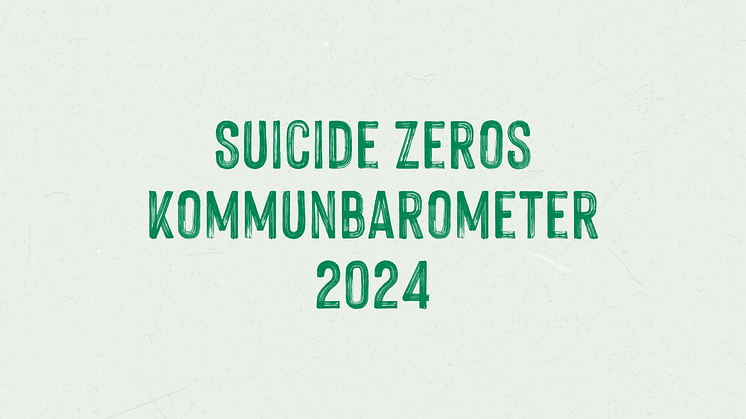 För tredje året i rad rankar Suicide Zero kommunernas självmordsförebyggande arbete.