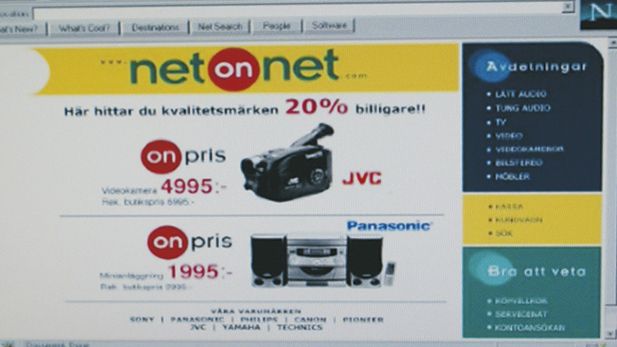 netonnet.se anno 1999. 