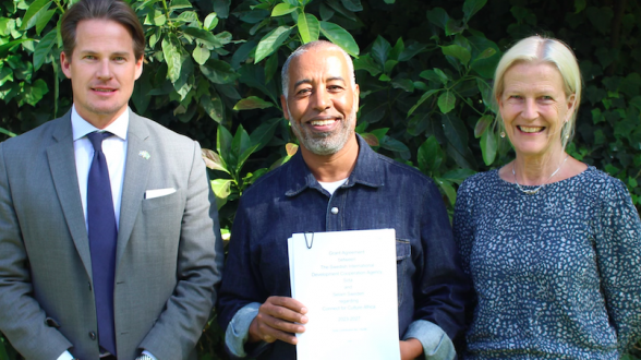 Selam and Sida sign a 5-year agreement for Connect for Culture Africa project