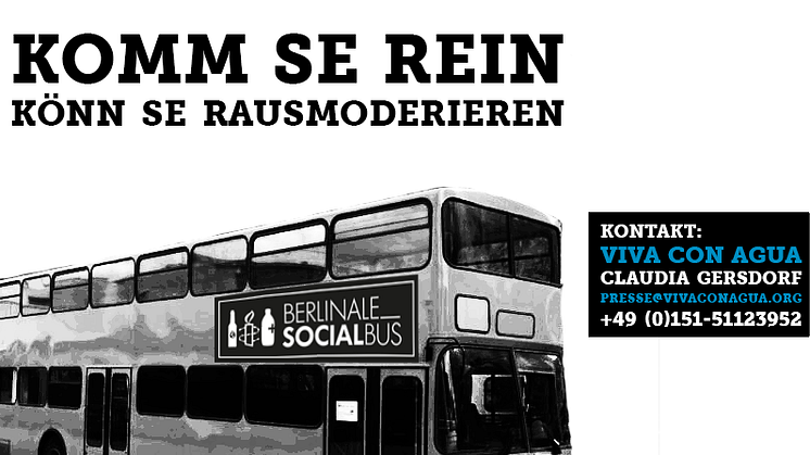 BERLINALE SOCIAL BUS: Komm Se rein - könn Se rausmoderieren