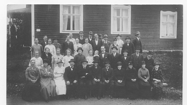 Friluftsgudstjänst i Bäckegruvan 1926