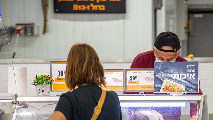 Israel har blitt Norges femte største laksemarked utenfor EU. 80 prosent av israelere forbinder laks med Norge. Foto: Norges sjømatråd