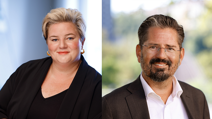 Emelie Setterberg och Jens Bjurenstedt, nya gruppchefer på Forsen.
