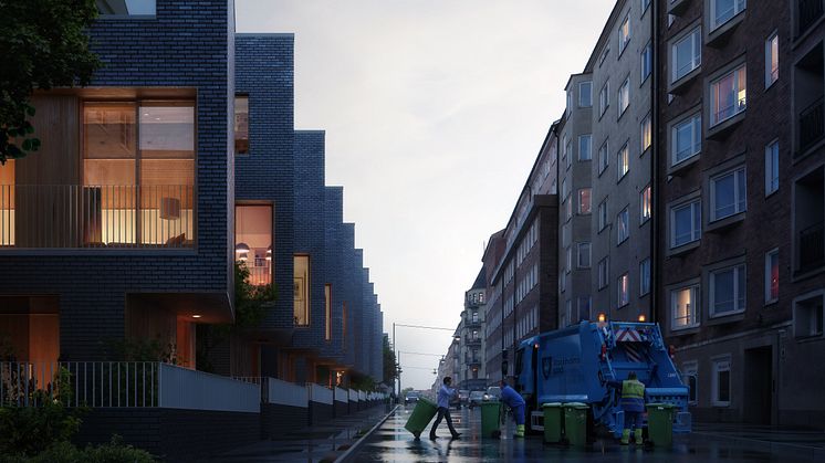 Erik Wallin och Utopia bygger radhus på Södermalm