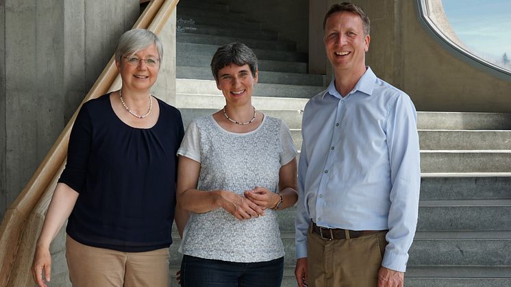 Leitung der Medizinischen Sektion am Goetheanum seit Herbst 2023: Marion Debus, Karin Michael und Adam Blanning (Foto: Ariane Totzke)