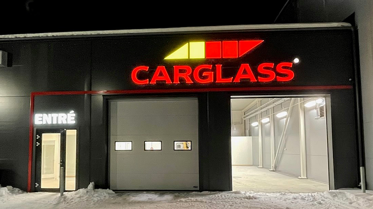 Carglass® nyöppnade verkstad i Öjebyn, Piteå