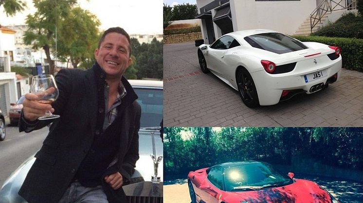 Ferrari driving fraudster jailed for £9.8m international tax fraud