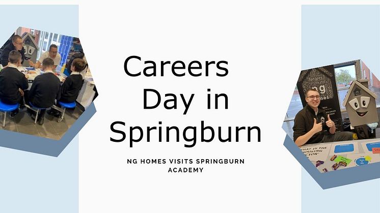 ng home staff as part of a recent Careers Day hosted by Springburn Academy