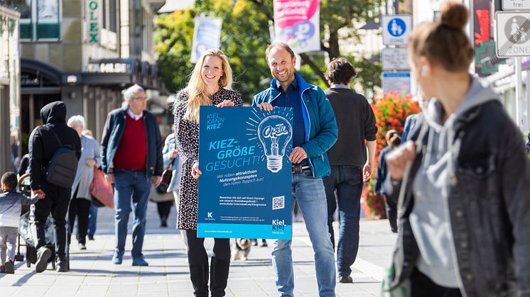 Das Kieler Innenstadtmanagement von Kiel-Marketing sucht neue Kiezgrößen
