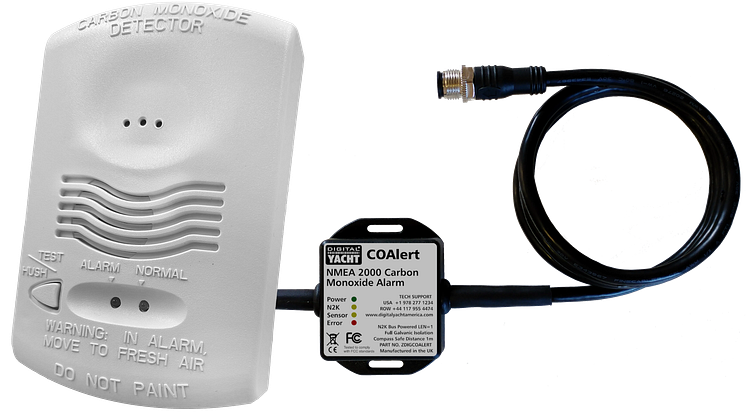 Digital Yacht America introduces CO Alert for on board carbon monoxide protection