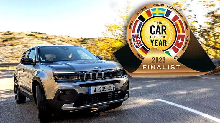 Jeep® er finalist i Car Of The Year 2023 - for første gang nogensinde! 