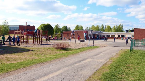Björklundaskolan är en årskurs 1–3 skola med förskoleklass samt fyra fritidsavdelningar.  Foto: Magnus Johansson