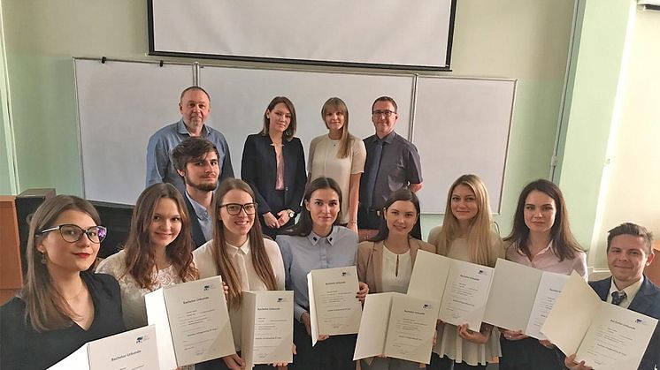 Doppelabschluss für Bachelorstudierende im Kooperationsstudiengang Wirtschaftsingenieurwesen in St. Petersburg/Russland