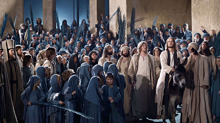 Oberammergau: Jesus betritt Jerusalem