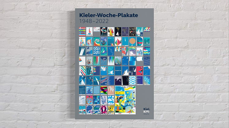 Das neue Kieler Woche Übersichtsplakat 2022 ist vielfältig, bunt und geschichtsträchtig. ©Kiel-Marketing