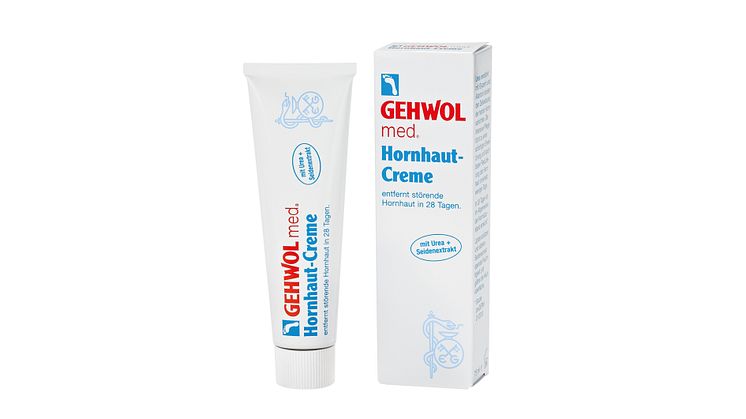 GEHWOL med Hornhaut-Creme: In 28 Tagen 100 Prozent weniger störende Hornhaut