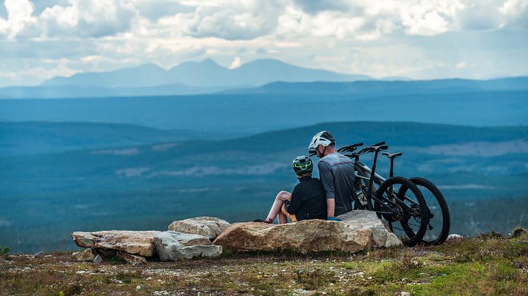 Idre Fjäll in northern Dalarna is one of the resorts with a wide range of outdoor activities. Photo: Erik Kilström/Visit Dalarna