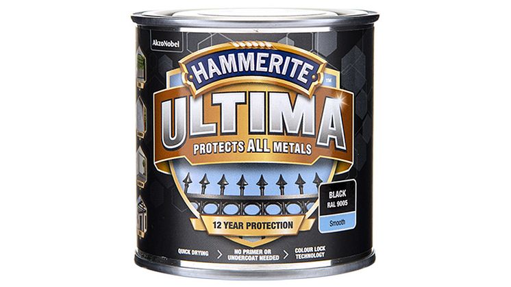 Hammerite Ultima – långvarigt skydd för all metall