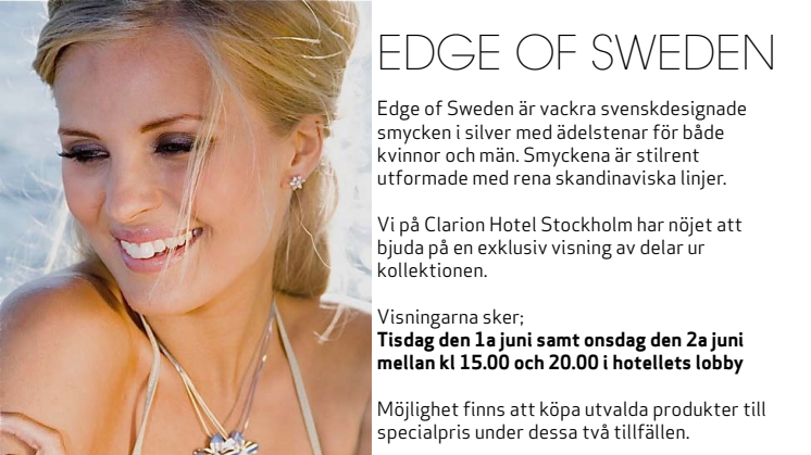 Edge of Sweden - exklusiv smyckesvisning
